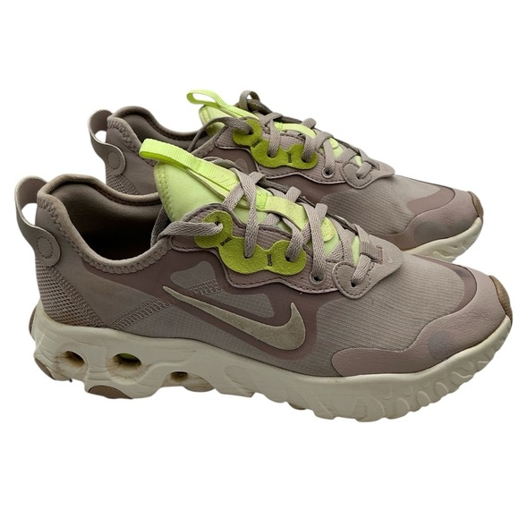 Nike reaction‎ running Sneakers - Gray and Green size 8.5 - Picture 1 of 12